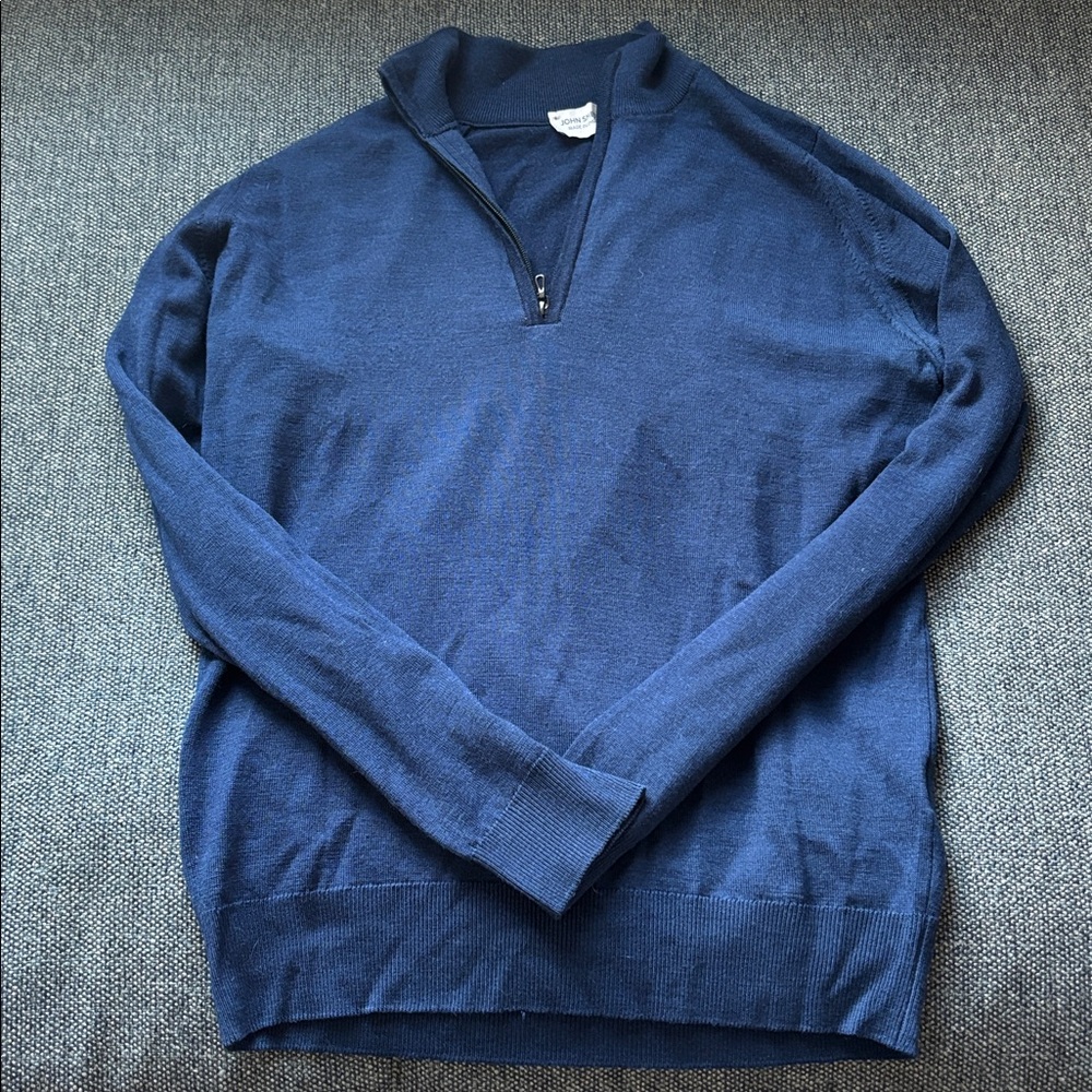 John Smedley  Zip-Up Sweater